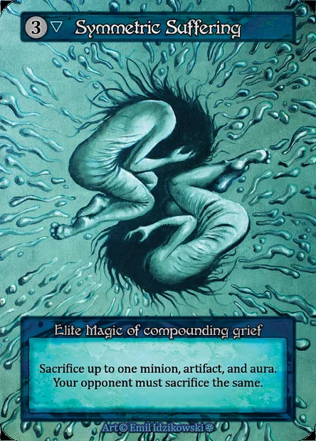 Symmetric Suffering, carte Sorcery GOT 286 — extension Gothic