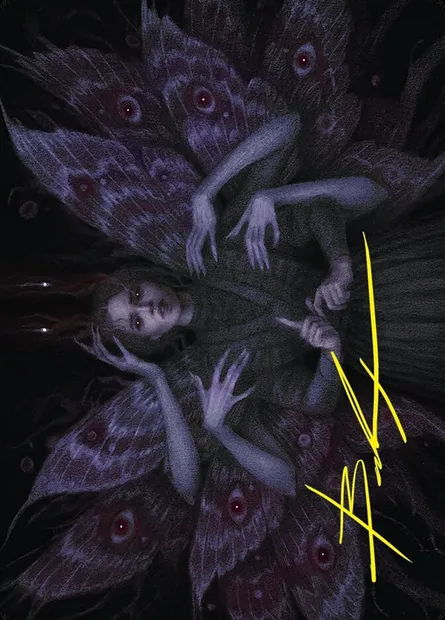 Demonic Counsel // Demonic Counsel, carte Magic ADSK 7 — extension Duskmourn: House of Horror Art Series