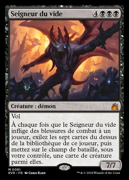 Seigneur du vide, carte Magic RVR 81 — extension Ravnica Remastered