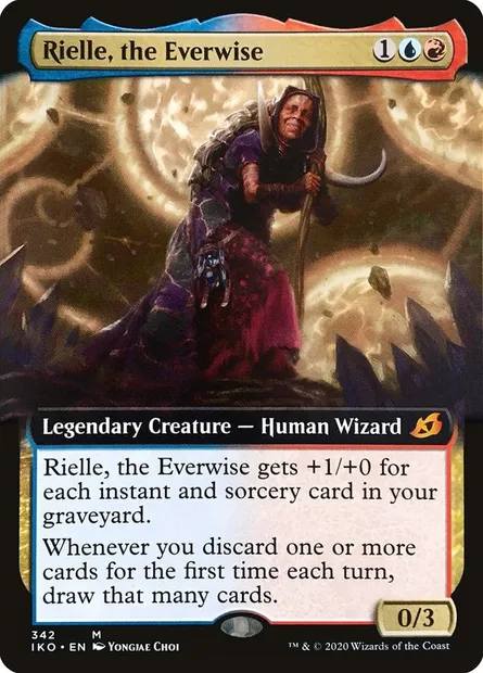 Rielle, l'éternisciente, carte Magic IKO 342 — extension Ikoria: Lair of Behemoths