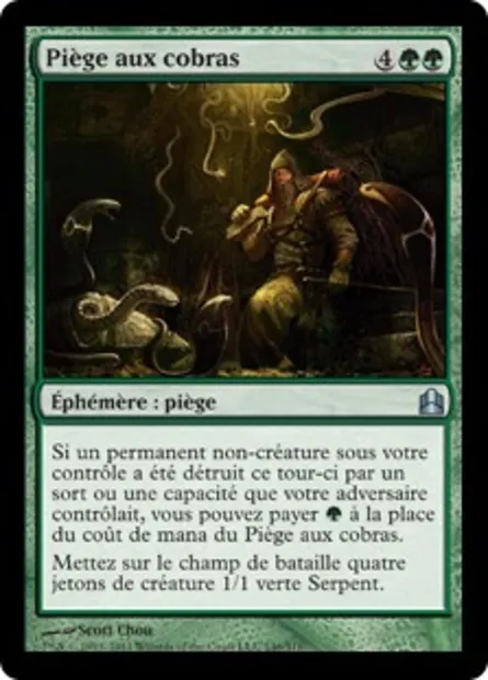 Piège aux cobras, carte Magic CMD 146 — extension Commander 2011