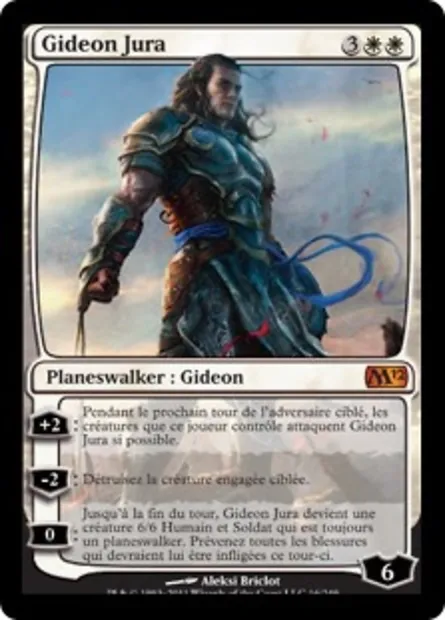 Gideon Jura, carte Magic M12 16 — extension Magic 2012