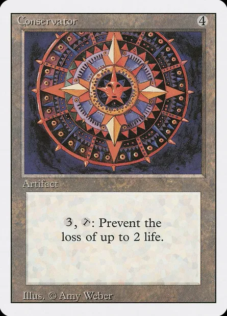 Conservateur, carte Magic 3ED 241 — extension Revised Edition