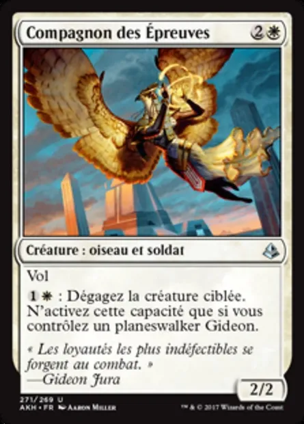 Compagnon des Épreuves, carte Magic AKH 271 — extension Amonkhet