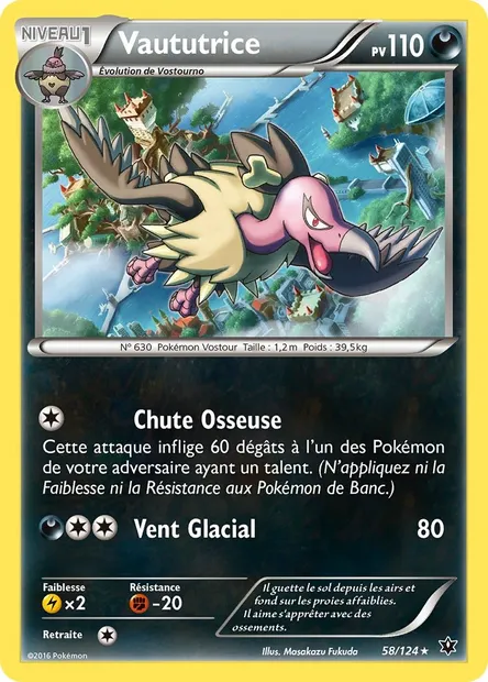 Vaututrice, carte Pokémon FCO 58 — extension Impact des Destins