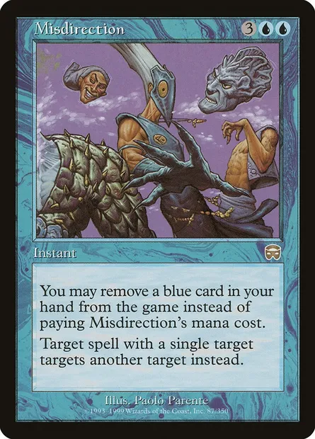 Misdirection, Magic card MMQ 87 — Mercadian Masques set
