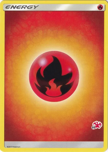 Fire Energy, Pokémon card BA20 22c — Battle Academy 2020 set