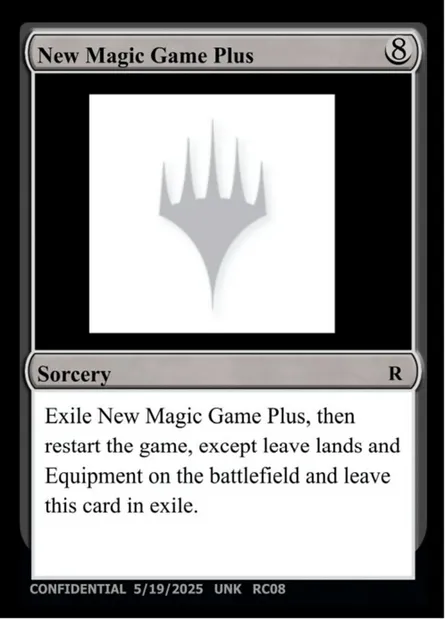 New Magic Game Plus, carte Magic UNK RC08 — extension Unknown Event