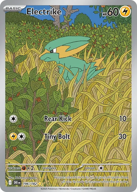 Electrike, Pokémon card DRI 196 — Destined Rivals set