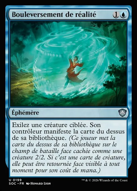 Bouleversement de réalité, carte Magic SOC 199 — extension Secrets of Strixhaven Commander