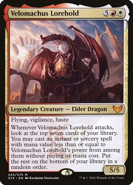 Velomachus Lorehold, Magic card STX 245 — Strixhaven: School of Mages set
