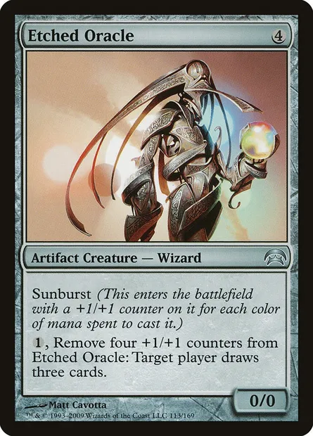 Etched Oracle, Magic card HOP 113 — Planechase set