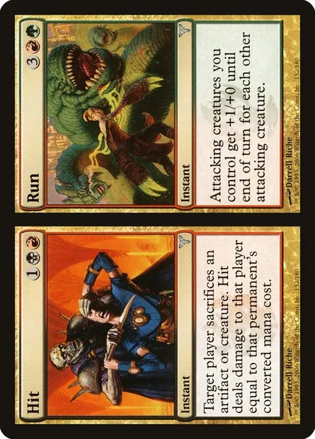 Hit // Run, Magic card DIS 152 — Dissension set