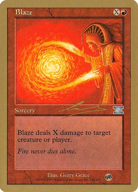 Brasier, carte Magic WC00 nl168sb — extension World Championship Decks 2000