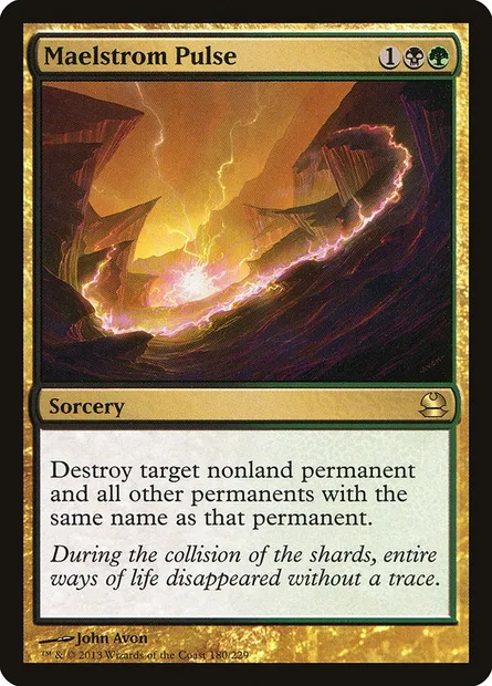 Maelstrom Pulse, Magic card MMA 180 — Modern Masters set
