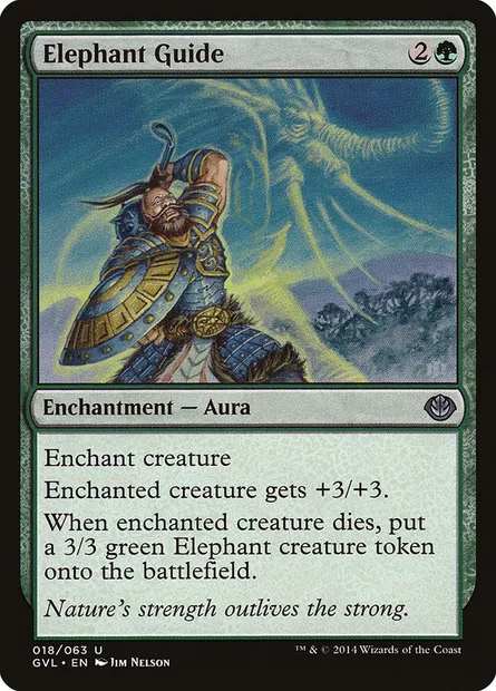 Elephant Guide, Magic card GVL 18 — Duel Decks Anthology: Garruk vs. Liliana set