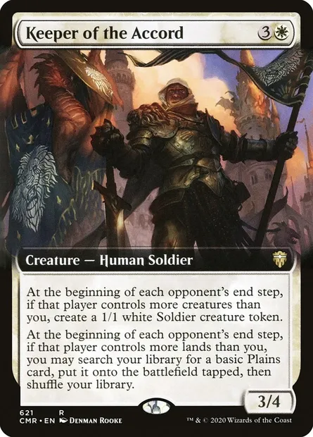 Keeper of the Accord, Magic card CMR 621 — Commander Legends set
