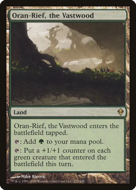 Oran-Rief, the Vastwood, Magic card ZEN 221 — Zendikar set