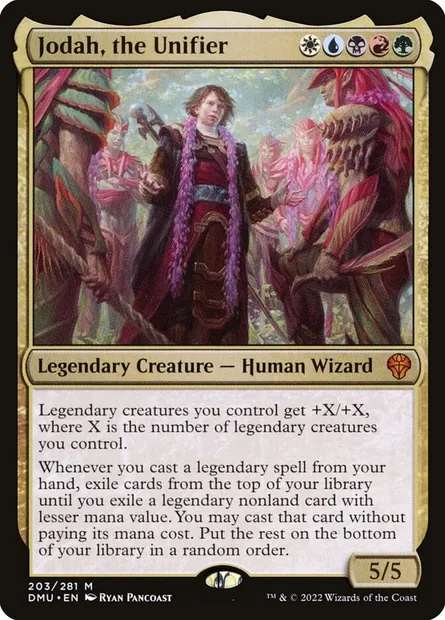 Jodah, the Unifier, Magic card DMU 203 — Dominaria United set