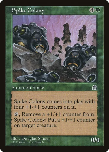 Spike Colony, Magic card STH 117 — Stronghold set