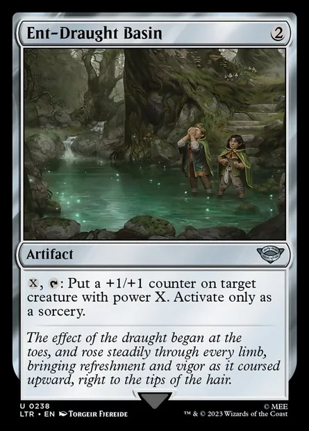 Ent-Draught Basin, Magic card LTR 238 — The Lord of the Rings: Tales of Middle-earth set