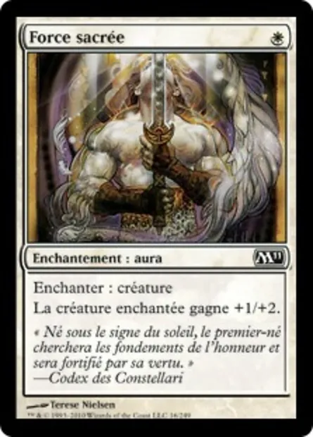 Force sacrée, carte Magic M11 16 — extension Magic 2011