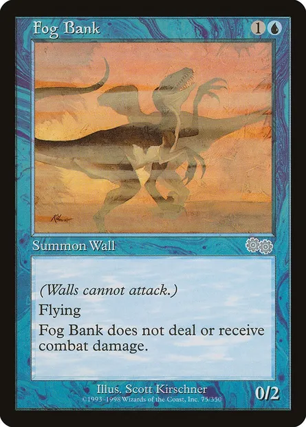 Banc de brouillard, carte Magic USG 75 — extension Epopée d'Urza