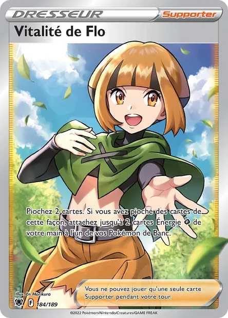 Vitalité de Flo, carte Pokémon ASR 184 — extension Astres Radieux