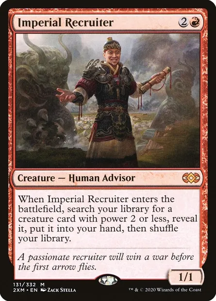 Imperial Recruiter, Magic card 2XM 131 — Double Masters set