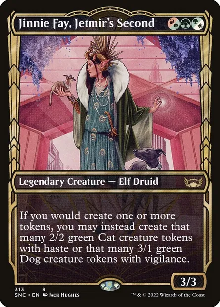 Jinnie Fay, Jetmir's Second, Magic card SNC 313 — Streets of New Capenna set