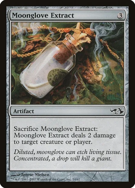 Moonglove Extract, Magic card DD1 24 — Duel Decks: Elves vs. Goblins set