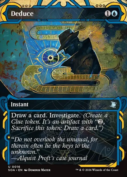 Deduce, Magic card SOA 16 — Secrets of Strixhaven Mystical Archive set