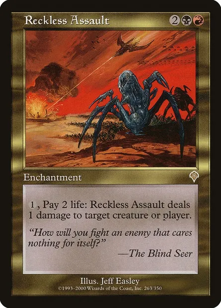 Assaut téméraire, carte Magic INV 263 — extension Invasion