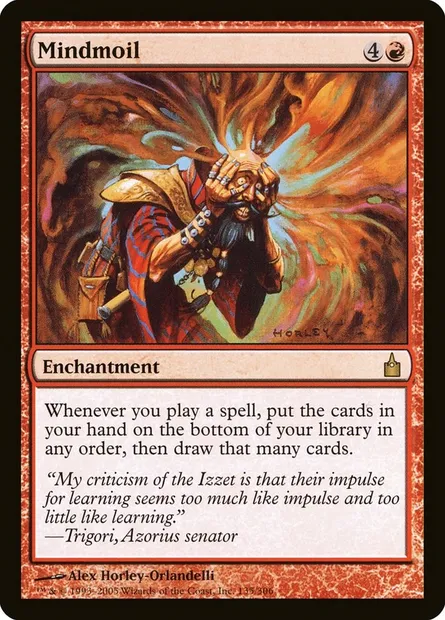 Mindmoil, Magic card RAV 135 — Ravnica: City of Guilds set