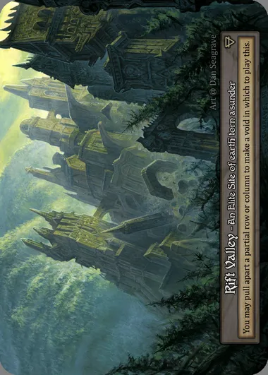 Rift Valley, Sorcery card ALP 386 — Alpha set