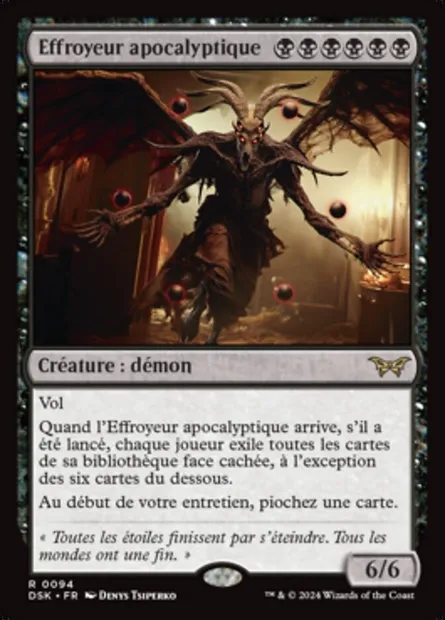 Effroyeur apocalyptique, carte Magic DSK 94 — extension Duskmourn: House of Horror