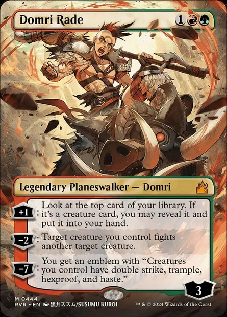 Domri Rade, carte Magic RVR 444 — extension Ravnica Remastered