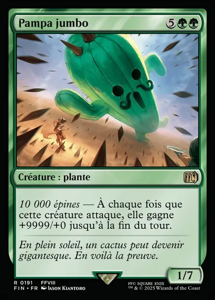 Pampa jumbo, carte Magic FIN 191 — extension Final Fantasy