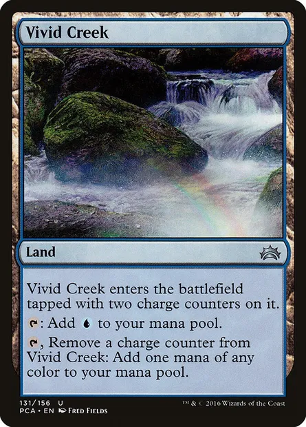 Vivid Creek, Magic card PCA 131 — Planechase Anthology set