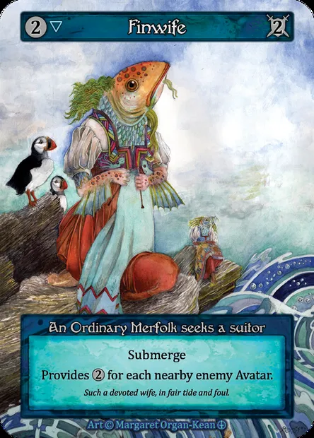 Finwife, carte Sorcery ATH 023 — extension Arthurian Legends