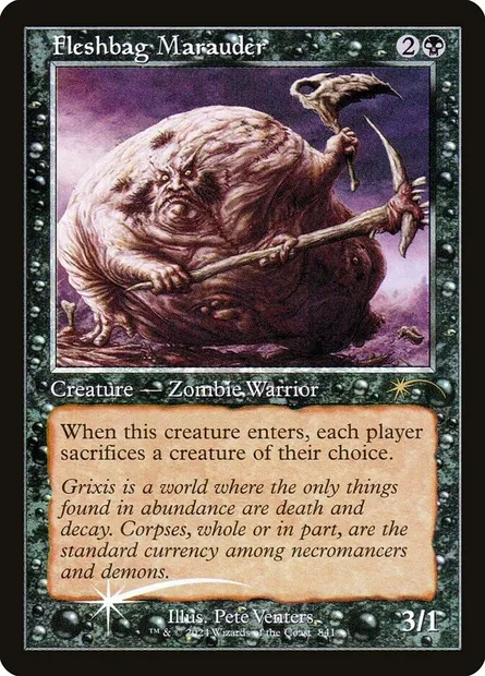 Fleshbag Marauder, Magic card SLD 841 — Secret Lair Drop set