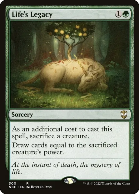 Life's Legacy, Magic card NCC 300 — New Capenna Commander set