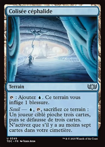 Colisée céphalide, carte Magic TDC 349 — extension Tarkir: Dragonstorm Commander