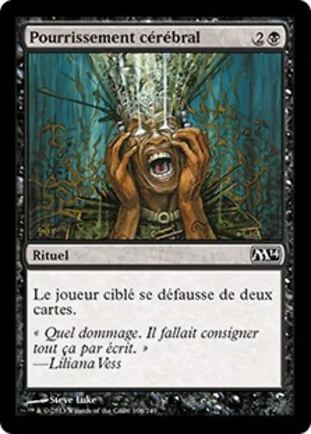 Pourrissement cérébral, carte Magic M14 106 — extension Magic 2014