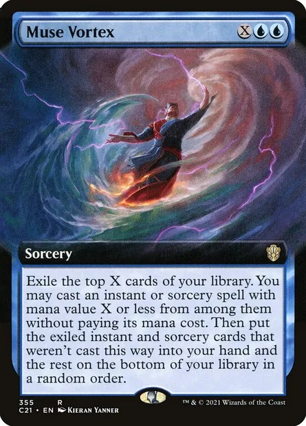 Muse Vortex, Magic card C21 355 — Commander 2021 set