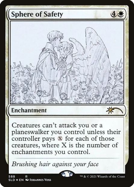 Sphère de sécurité, carte Magic SLD 588 — extension Secret Lair Drop