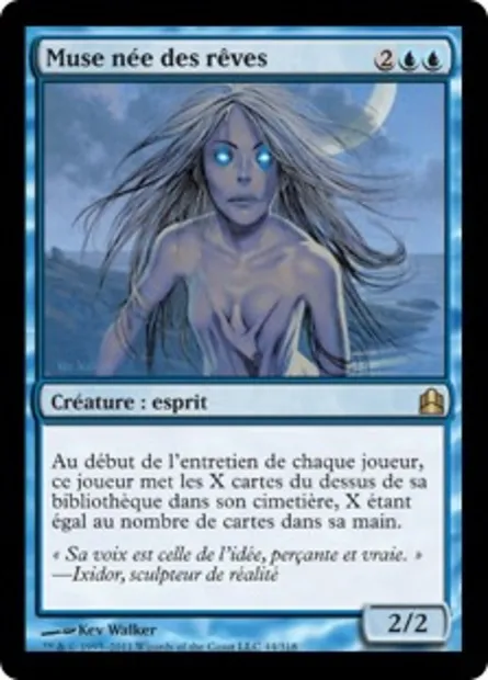 Muse née des rêves, carte Magic CMD 44 — extension Commander 2011
