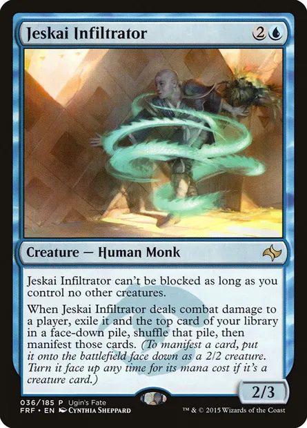 Jeskai Infiltrator, Magic card UGIN 36 — Ugin's Fate set