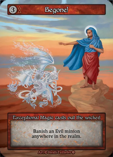 Begone!, carte Sorcery GOT 213 — extension Gothic