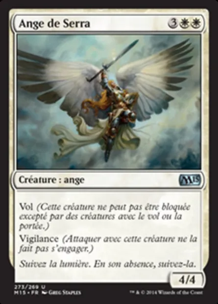 Ange de Serra, carte Magic M15 273 — extension Magic 2015